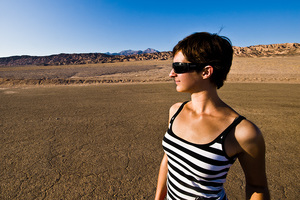 Kathrin im Death Valley, 2009
