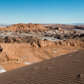 Sand und Salzfelsen im Valle de la Luna
