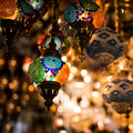 Lampenhändler am Basar in Istanbul