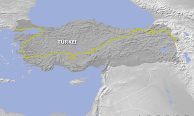 Reiseroute Türkei