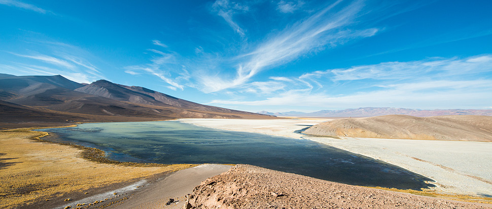 Leuchtende Farben im Altiplano von Chile