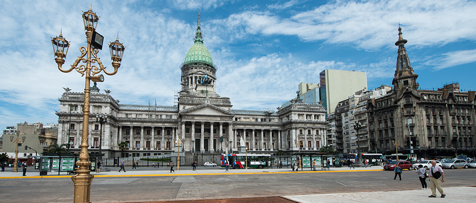 Das Kongressgeb&auml;ude in Buenos Aires